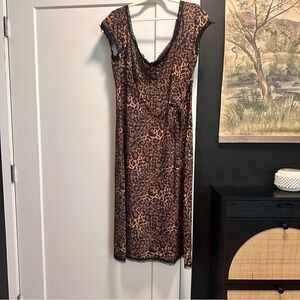 Leopard Print Dress Betsey